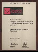 Przedsiębiorstwo Fair-Play 2009